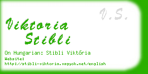 viktoria stibli business card